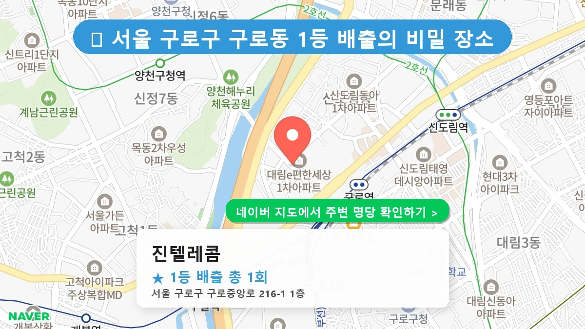 진텔레콤 네이버 지도