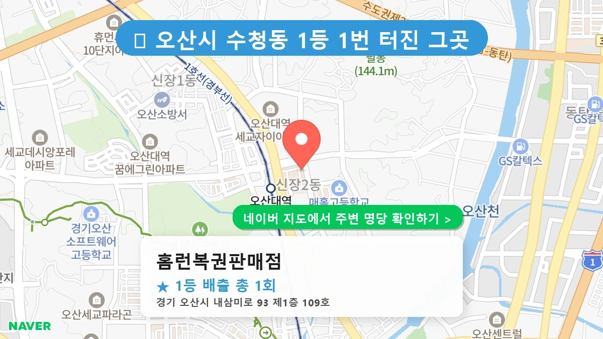 홈런복권판매점 네이버 지도