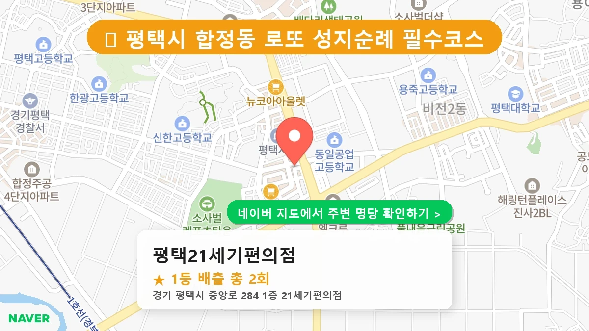 평택21세기편의점 네이버 지도