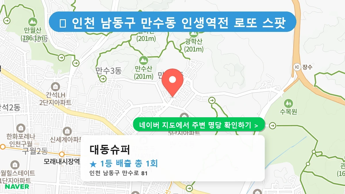 대동슈퍼 네이버 지도