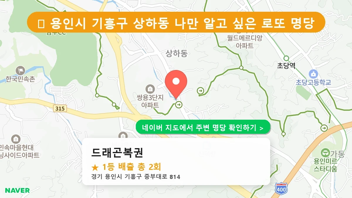 드래곤복권 네이버 지도
