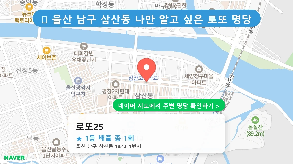 로또25 네이버 지도
