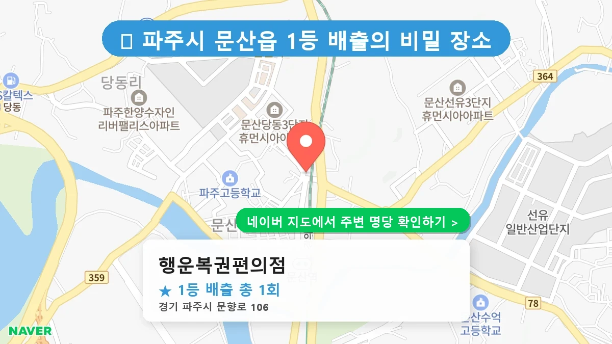 행운복권편의점 네이버 지도