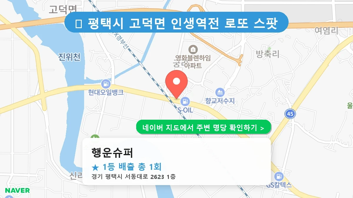 행운슈퍼 네이버 지도