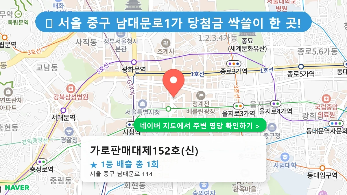 가로판매대제152호(신) 네이버 지도