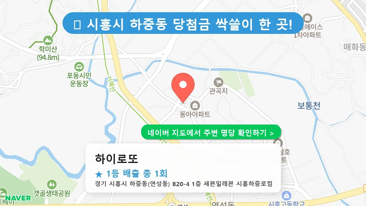 하이로또 네이버 지도