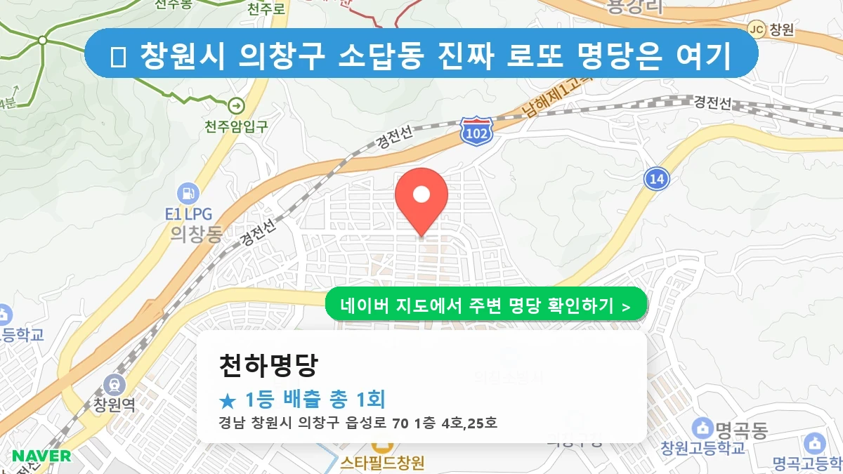 천하명당 네이버 지도
