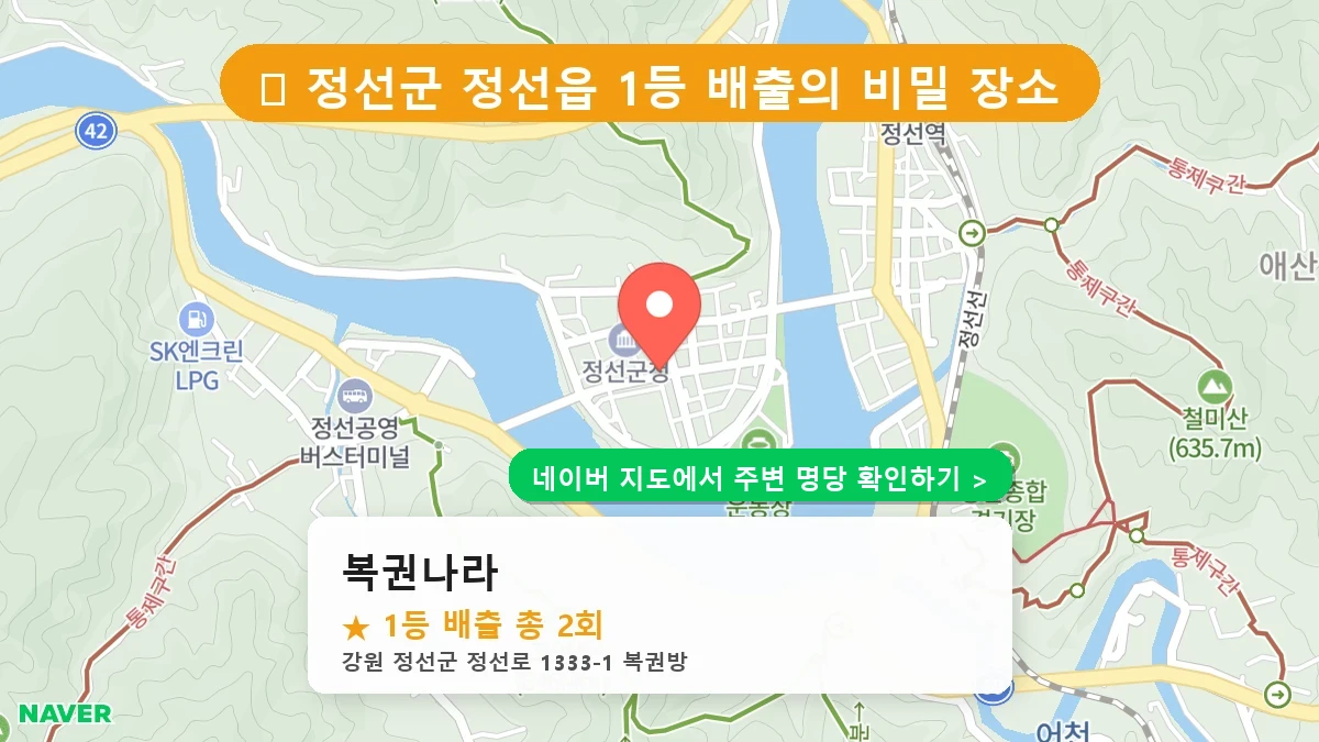 복권나라 네이버 지도