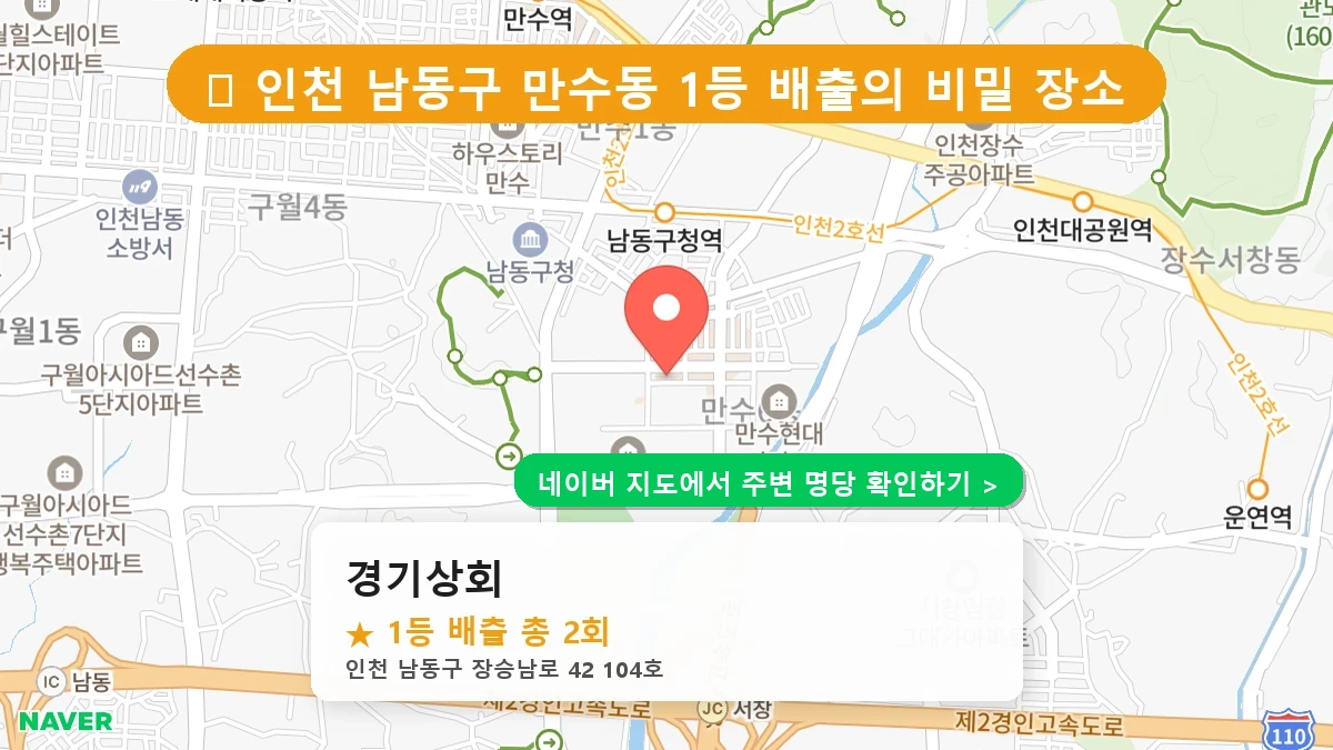 경기상회 네이버 지도