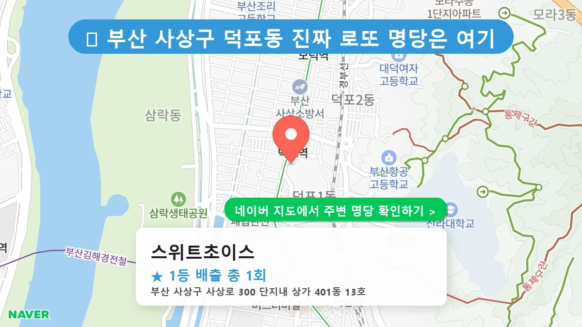 스위트초이스 네이버 지도